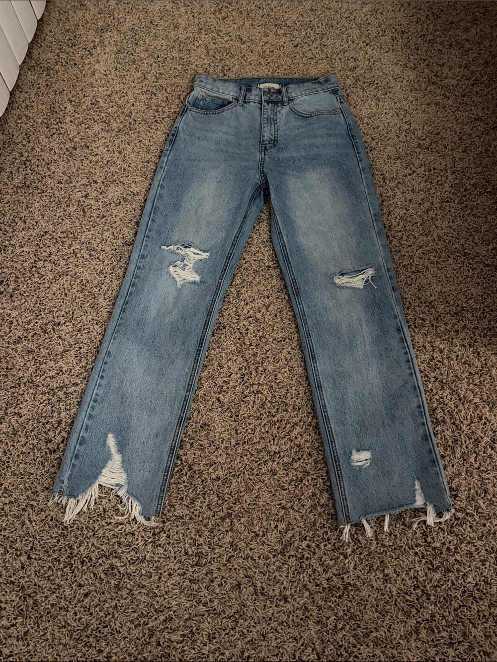 BDG Cowboy Light Blue Distressed Jeans